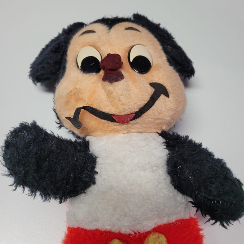 Vintage Mickey Mouse Plush Toy Classic Character Stuffed Animal Collectible 15in image 2