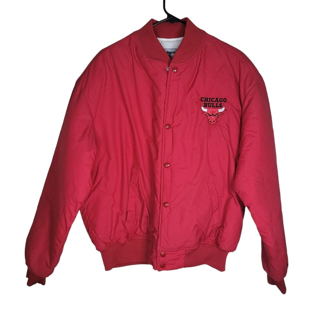 Chicago Bulls Swingster Red Jacket Coat Mens Medium - Etsy Denmark