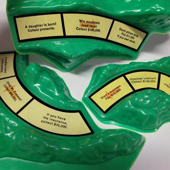 Vintage Milton Bradley Game of Life Green Mountain Replacement