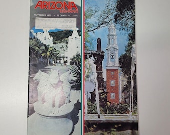 Arizona Highways Magazine November 1975 Vintage Photos Scenery
