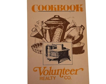 Książka kucharska Volunteer Realty Co. Tennessee Nashville Rosalynn Carter Przepisy z lat 70.
