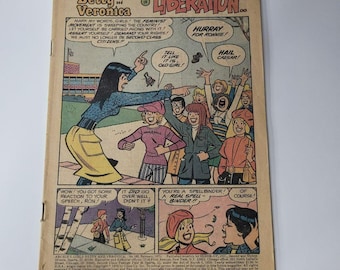 Betty Veronica Nr 182 Februari 1971 Archie Comics Inget omslag Scrapbook Papperspyssel