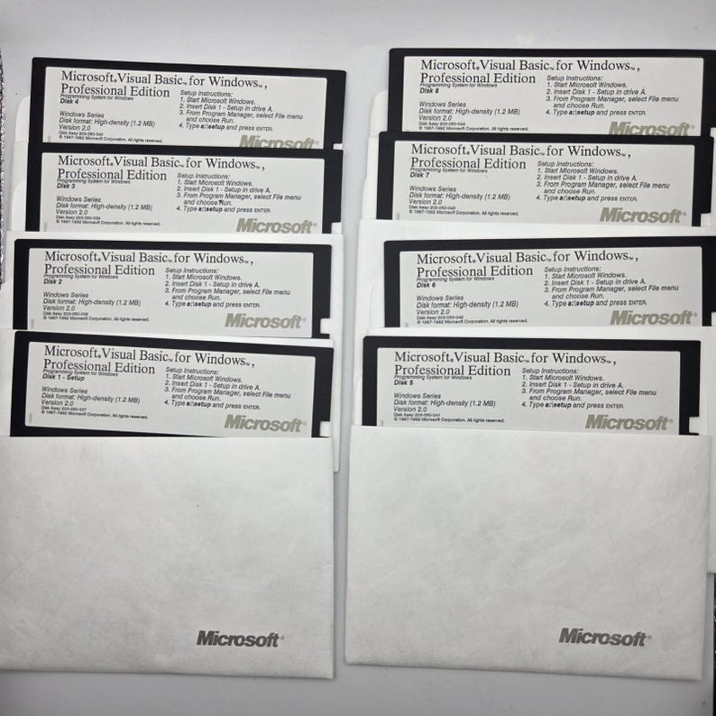 Microsoft Visual Basic for Windows Professional Edition Version 2.0 Floppy Disks image 1