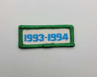 Girl Scout Badge Vintage Patch Brownie 1993 1994 Retro Troop Camp Cookies USA