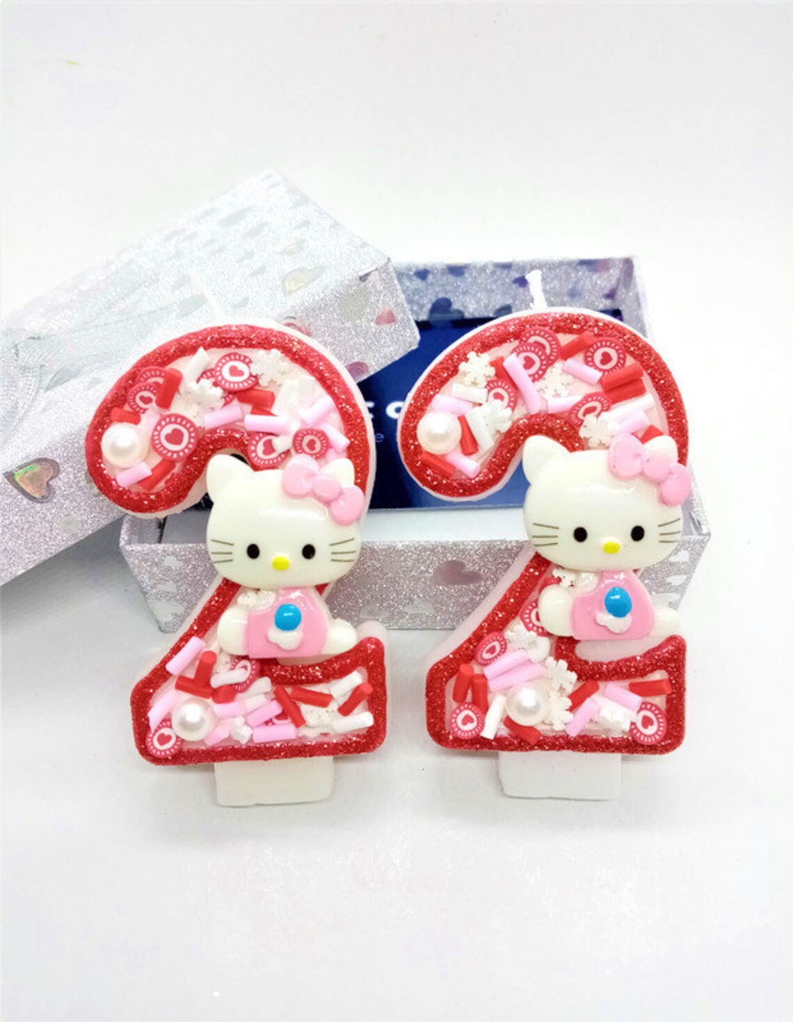 Hello Kitty birthday candle Custom candles Etsy
