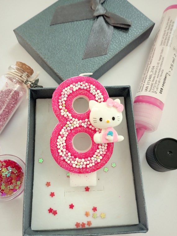 Hello Kitty Birthday Candle Etsy