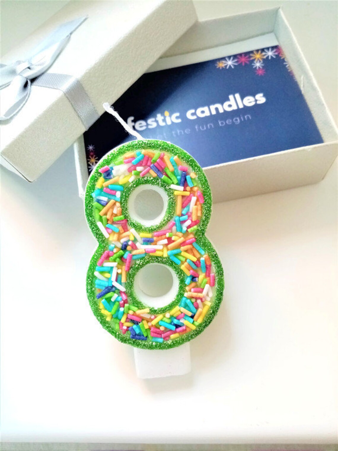 Sprinkle Birthday Candle Sprinkle Birthday Theme Etsy