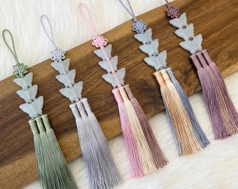 Korean Traditional Butterfly Norigae (3-Tier) | Maedeup Knot Tassel | Netflix K-Pop Demon Hunters Style Pants/Bag Charm