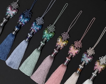 Children's Butterfly Norigae for Hanbok | Tassel Keyring | K-Pop Demon Hunters Style Charm