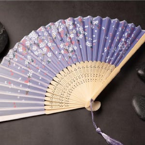 Folding Fan Korean Traditional Bamboo Hand Fan