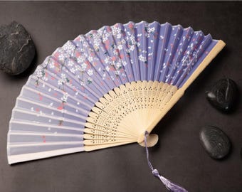 Folding Fan Korean Traditional Bamboo Hand Fan