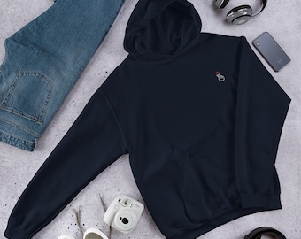 Kpop Small Finger Heart Embroidery Unisex Hoodie