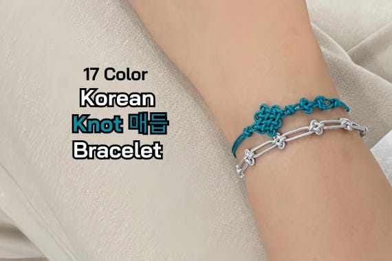 Kpop Demon Hunters Koreaanse traditionele bloemenknooparmband Friendship Luck String Bracelet - België