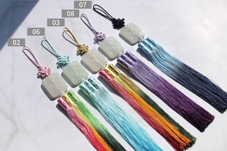 Various color of Norigae(traditional Korean accessory).