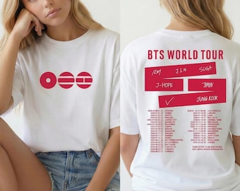 BTS World Tour Arirang Concert T-Shirt, Bangtan 2026 Front & Back Design Tee, Best Gift for ARMY