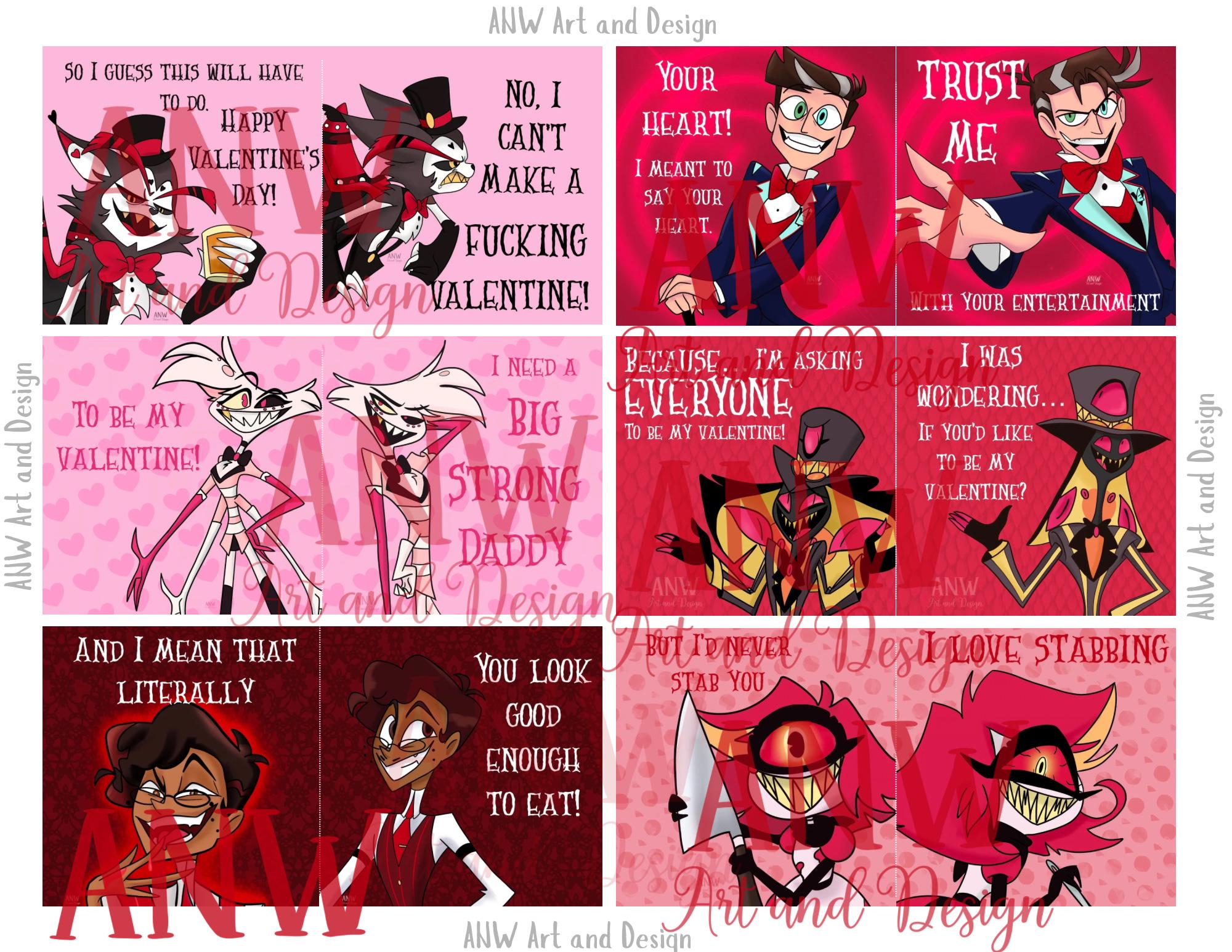 Valentine hazbin hotel - Etsy 日本