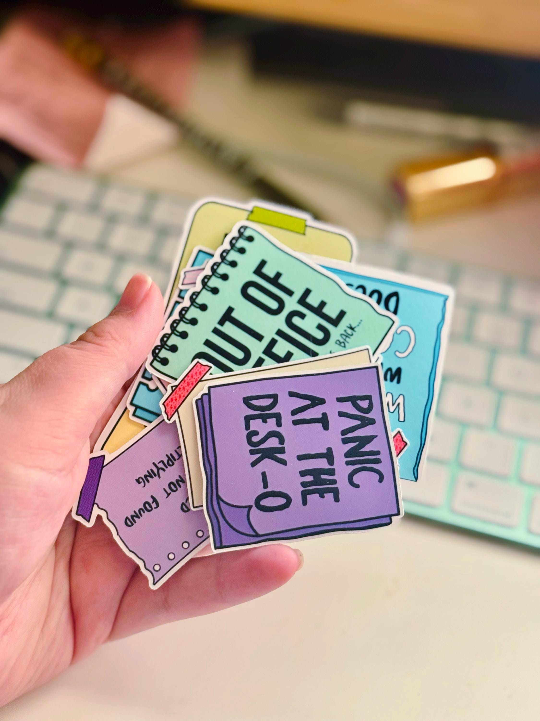Sassy Work Note Sticker Bundle- Funny Notes, Office Gift - Etsy