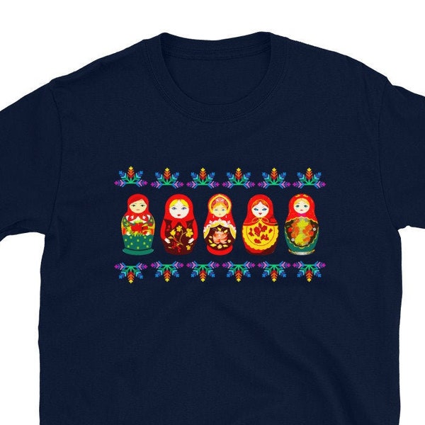 Russian Nesting Dolls Shirt Matryoshka Doll Unisex T-Shirt