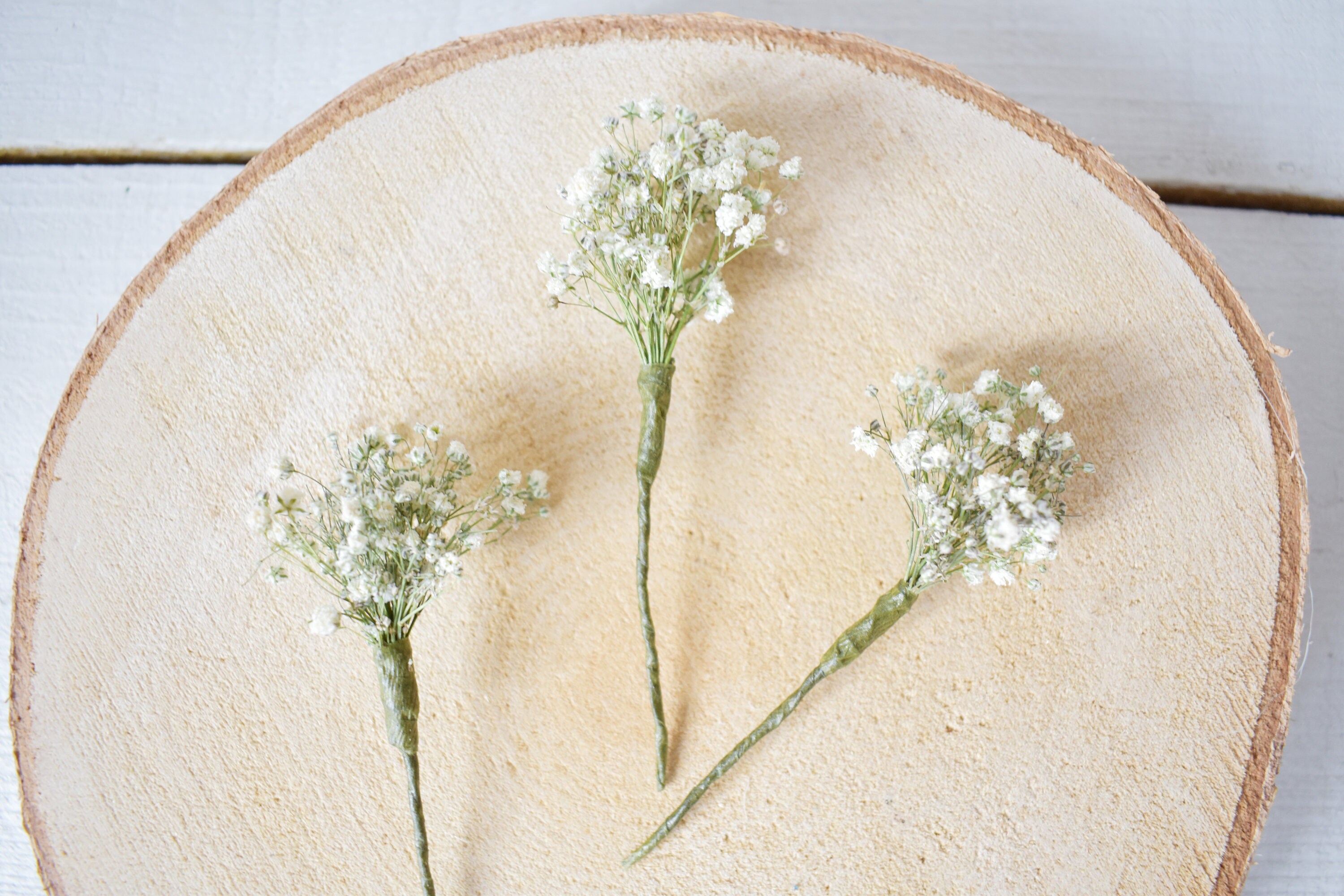 Gypsophila Hair Pins Bridal Hair Accessories Dried Flower Hair Etsy