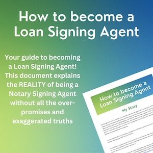 Notarisleningsagent HOE EEN downloadbare gids te worden om een LSA te worden - geen cursus nodig