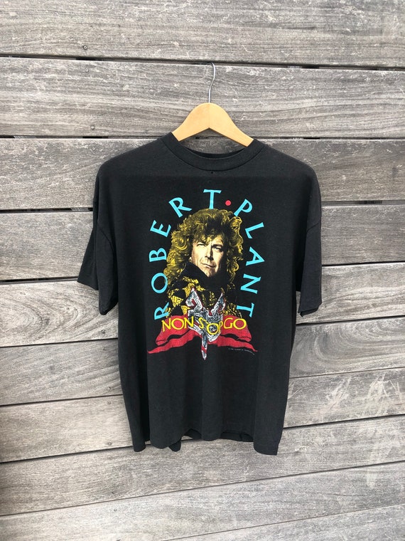 Vintage 80s Robert Plant of Led Zeppelin, Non-Stop