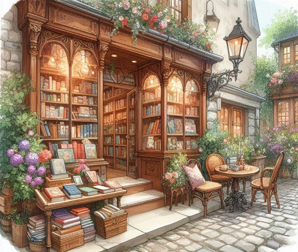 Bookshop Cross Stitch Pattern, PDF Instant Download, Full Coverage ...