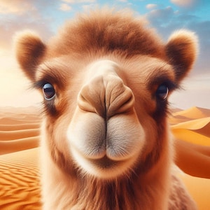 Camel Cross Stitch Pattern, PDF Instant Download, Full Coverage, Animal Dessert Wildlife Nature X Stitch Pattern