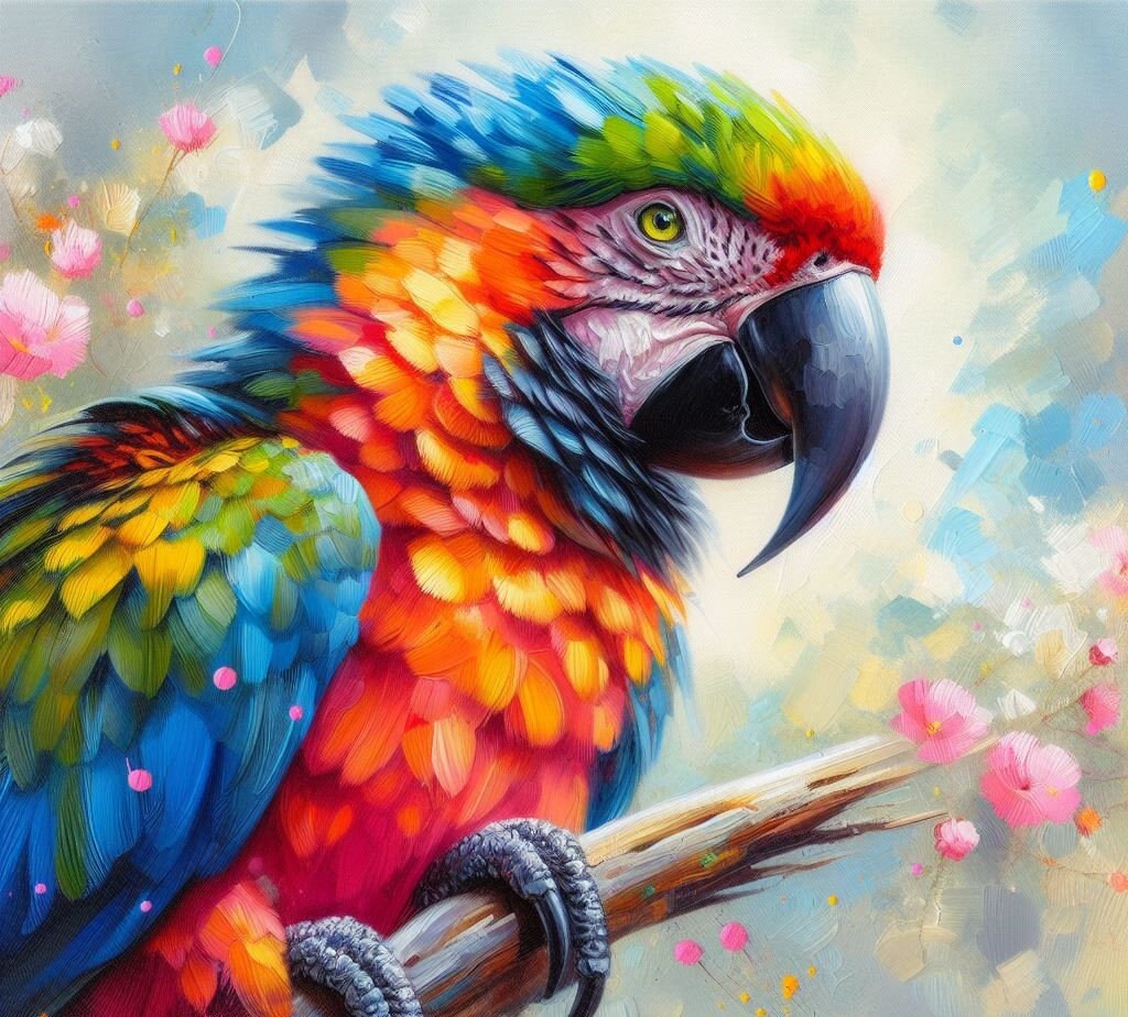 Bird Parrot Tapestry Etsy Canada