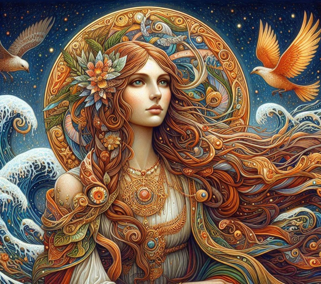 Brigid Celtic Goddess Of Poetry Healing Smithing Fire And Wells