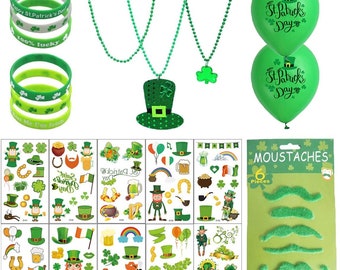 12 St Saint Patricks Day Irish Temporary Tattoos Party Goody Bag Favor Supply