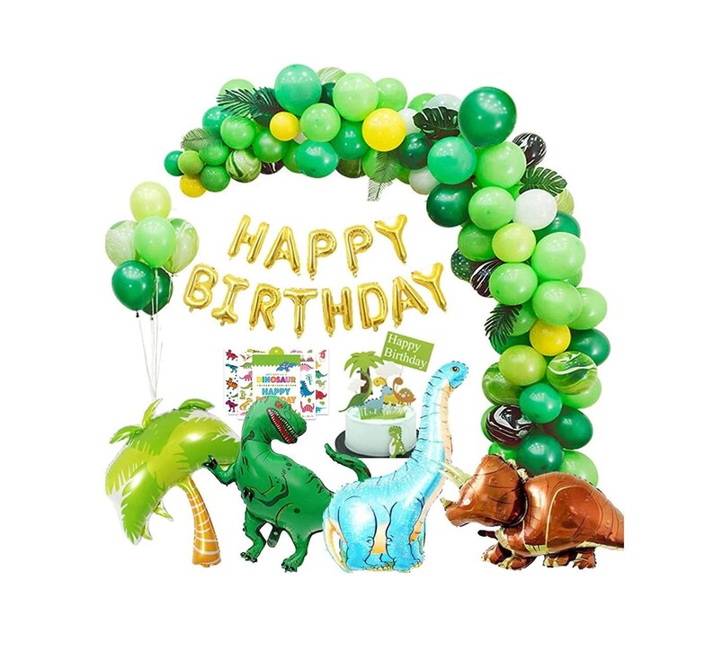 Dinosaur Party Decorations 150 Pcs Dino Birthday Decor Etsy