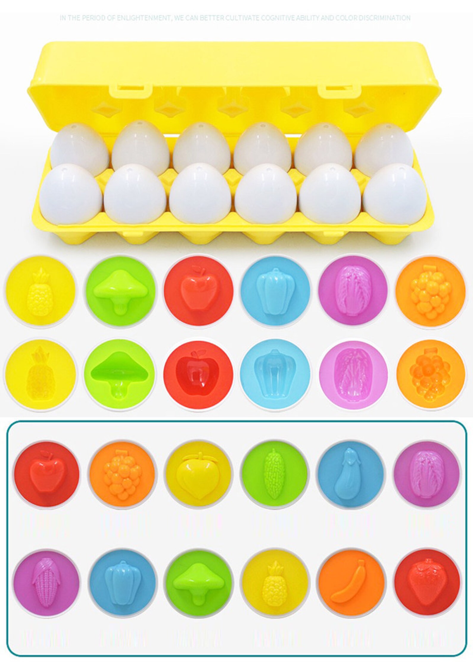 Matching eggs. Matching eggs