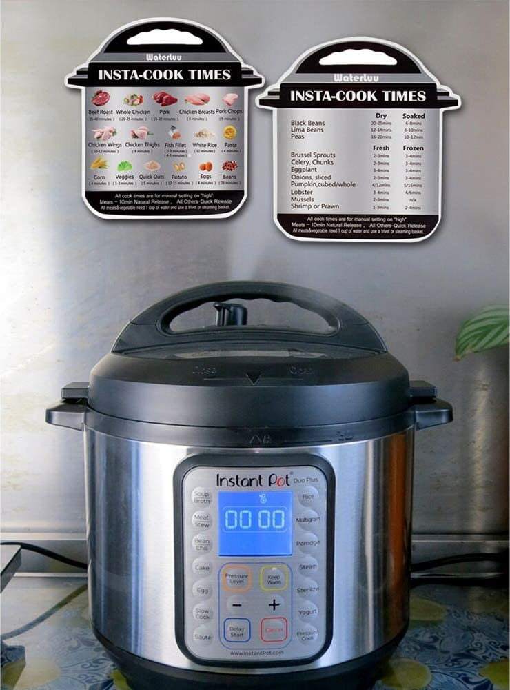 Instant Pot Cooking Times Chart Magnetic Cheat Sheat Food | Etsy