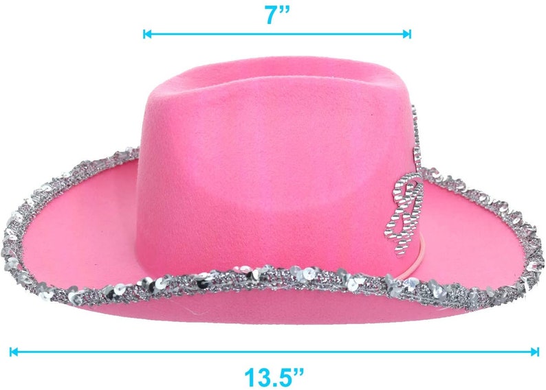Princess Cowgirl Hat Pink Light up Cowboy Hats Blinking Tiara | Etsy