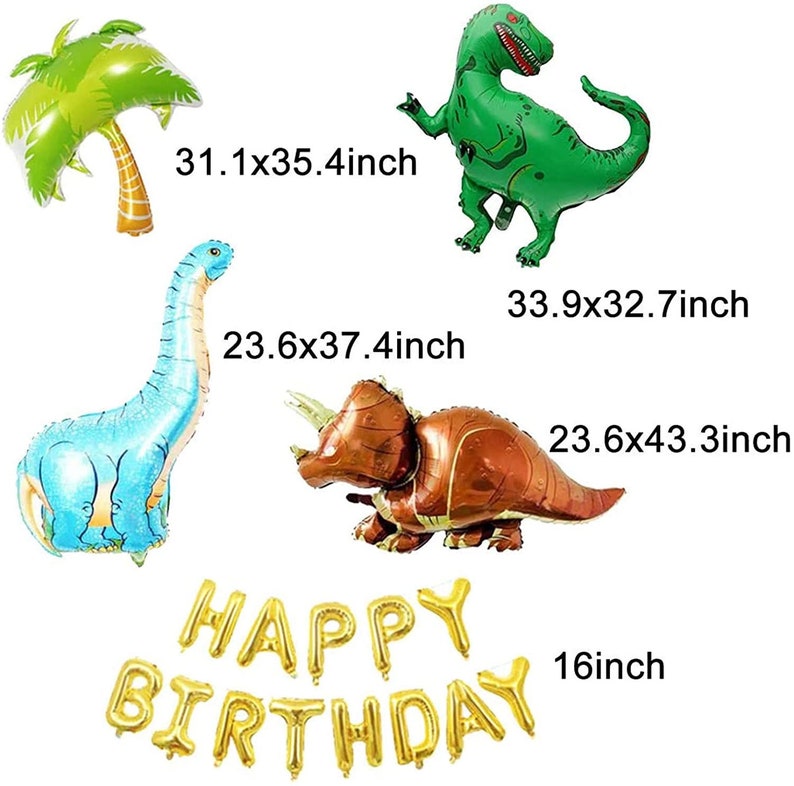 Dinosaur Party Decorations 150 Pcs Dino Birthday Decor Etsy