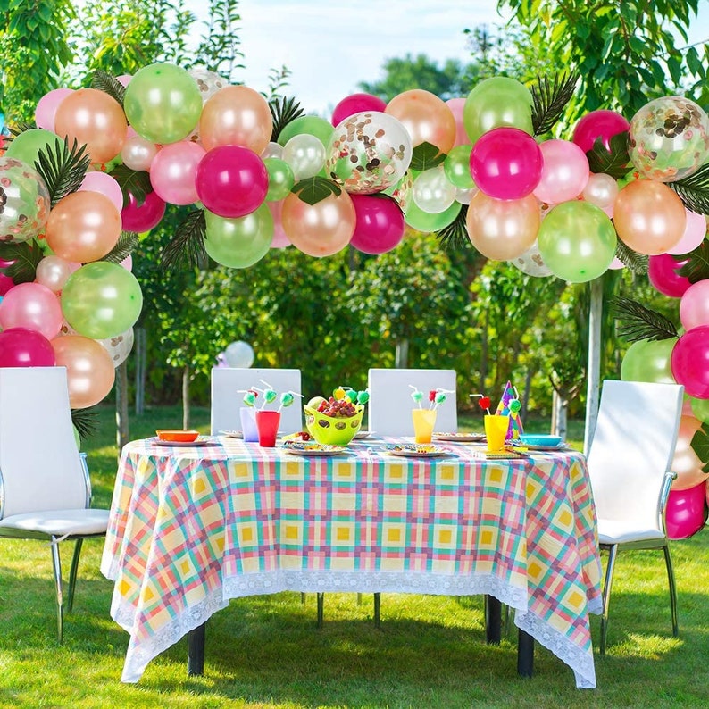 83pcs Tropical Balloon Garland Kit Luau Hawaiian Party Etsy