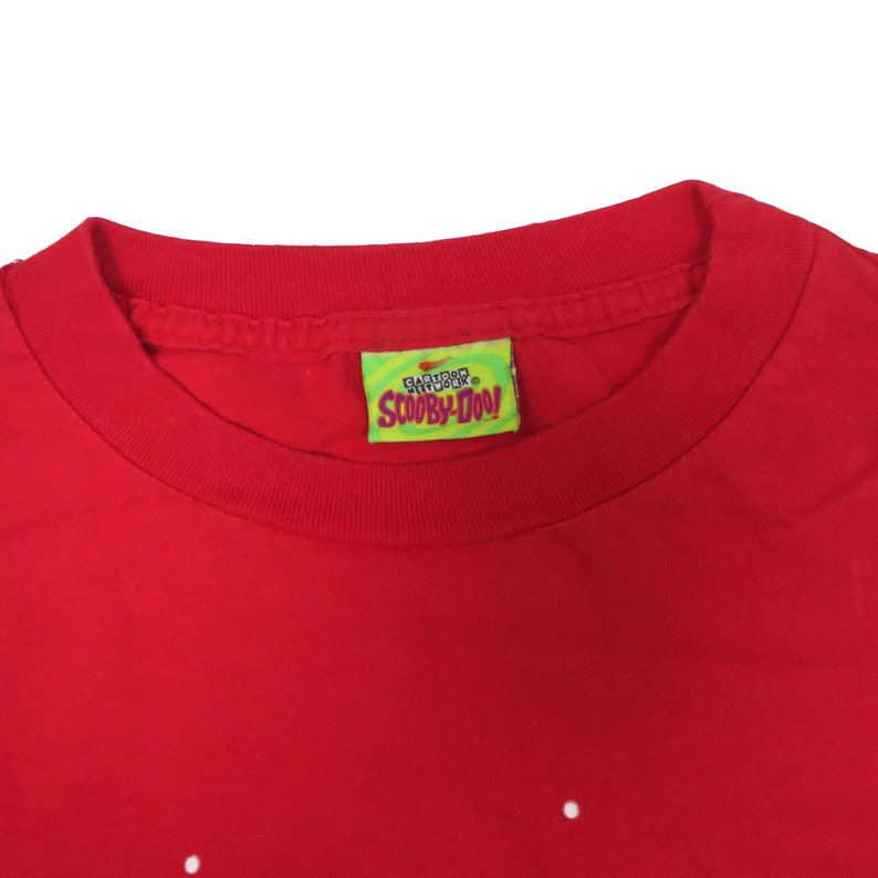 Vintage 90s SCOOBY DOO Skiing Hanna-Barbera XXL Size T-Shirt Short Sleeve Crew Neckline Cartoon Network Christmas