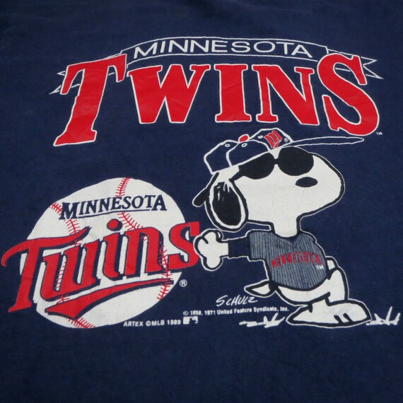 Vintage 80s // SNOOPY // MLB // Minnesota Twins //