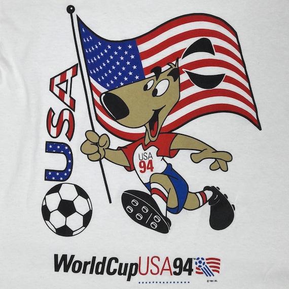 Vintage Early 90's STRIKER Mascot World Cup USA 1994 White Color T-shirt  Single Stitch Adult Medium Fit - Etsy UK
