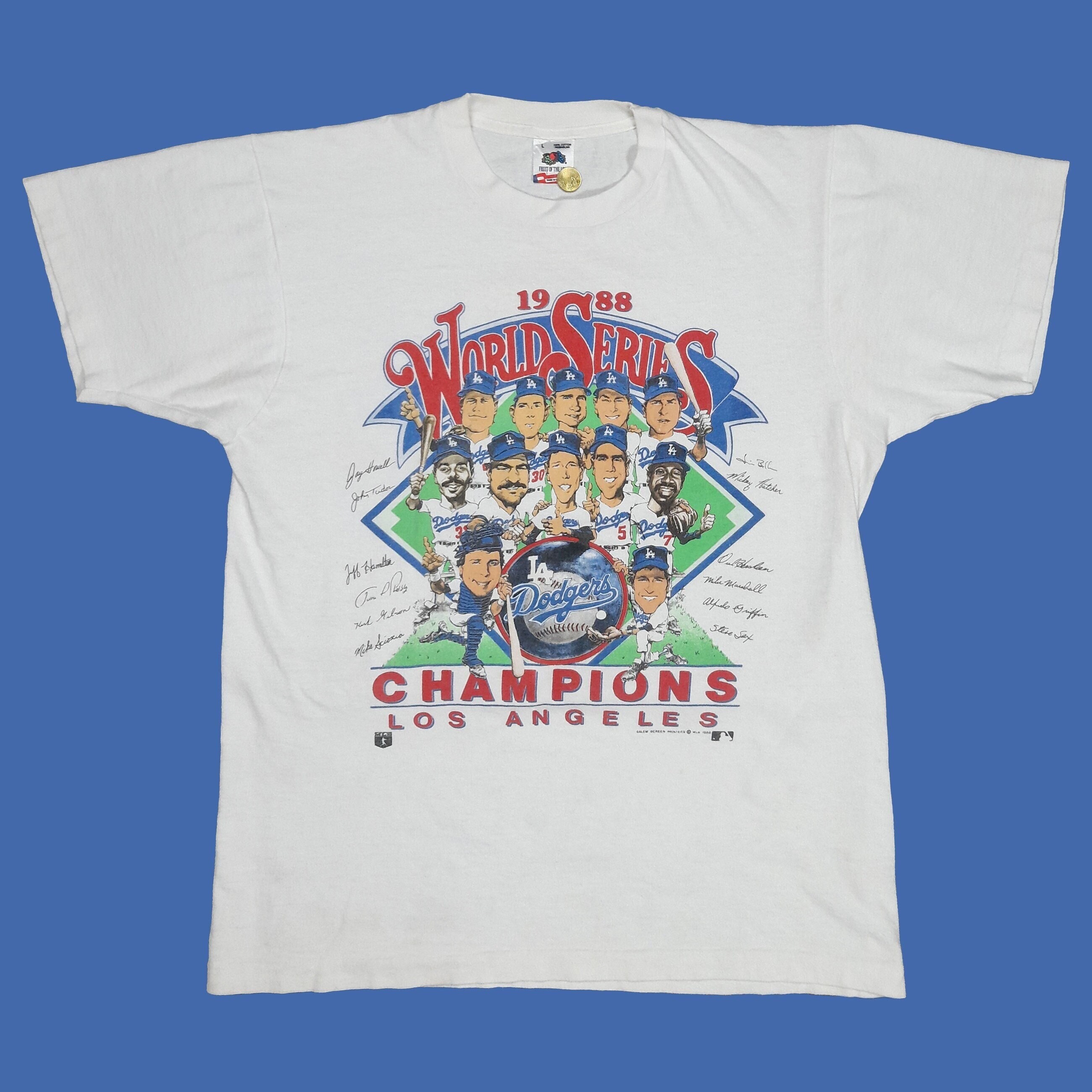 Vintage Early 90's L.A. DODGERS 1988 World Series 