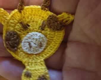 Crochet Giraffe Applique