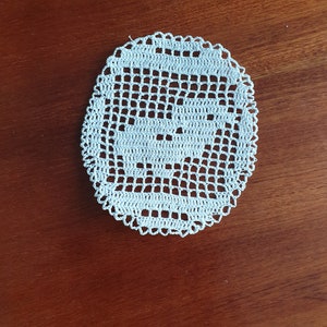 Small crochet doily, lace crochet doily, crochet Easter  doilies, coaster,  crochet napkin, Easter decor