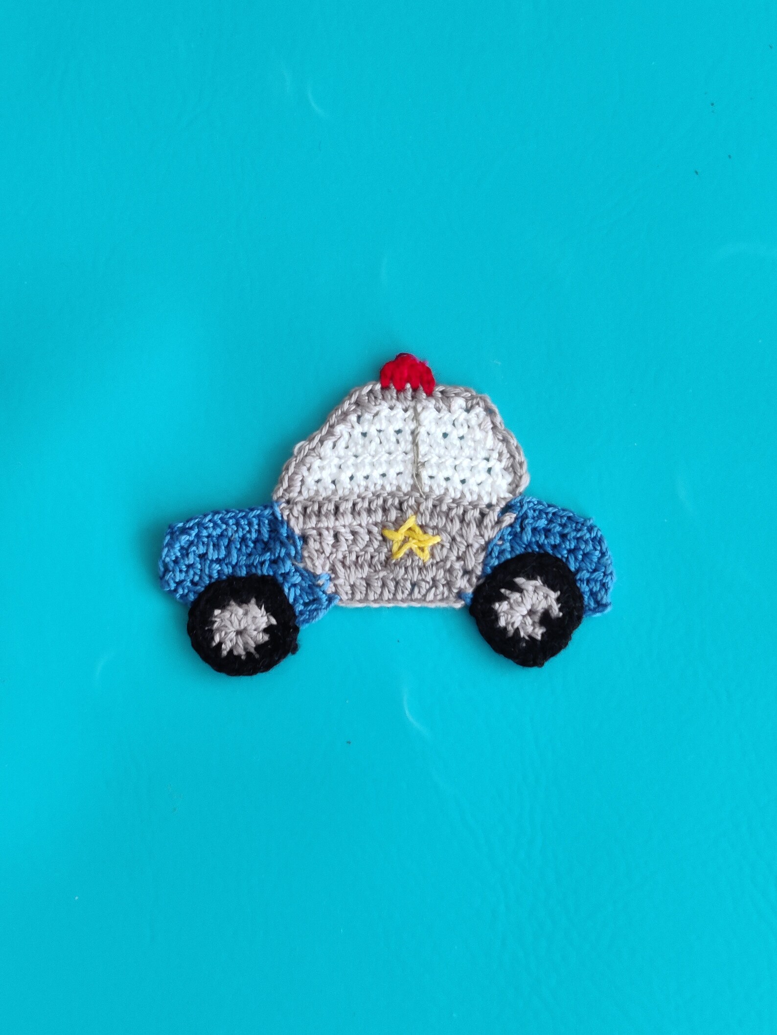 Crochet applique car applique crochet car applique crochet Etsy