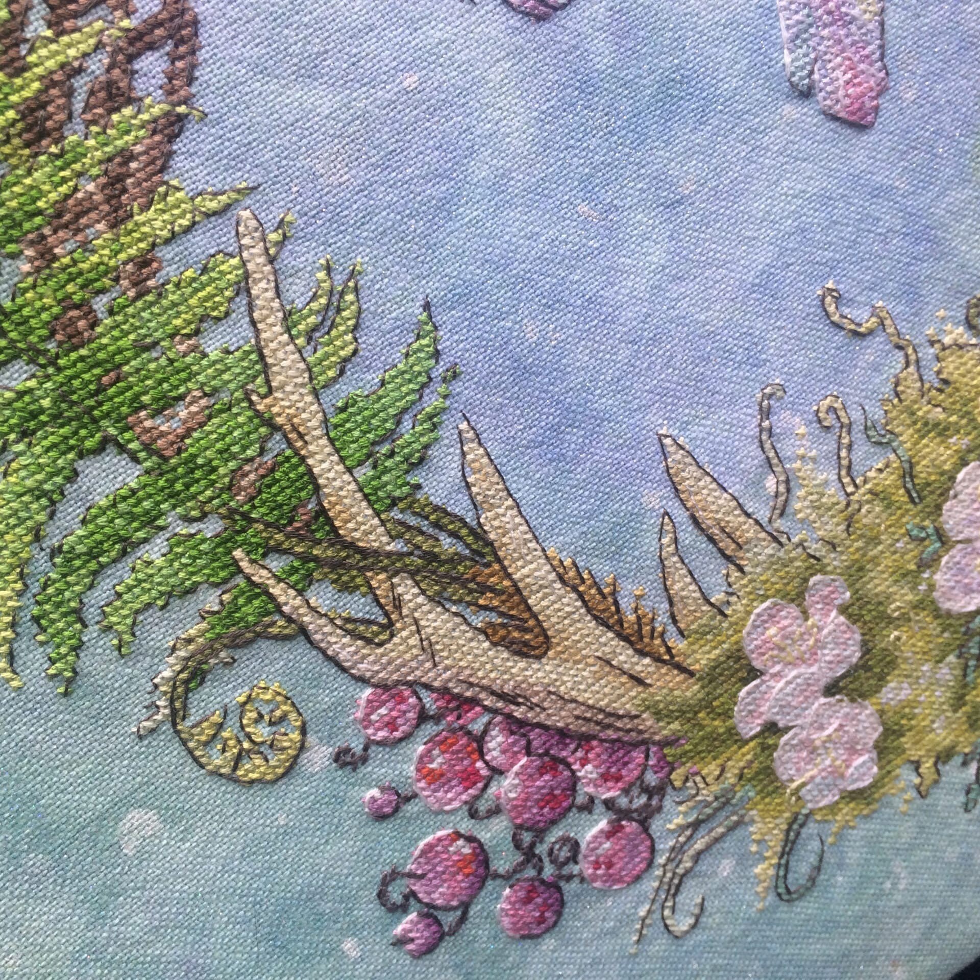 Wreath Cross Stitch Pattern PDF Instant Download Magic Pattern Etsy Floral wreath cross stitch pattern wreath embroidery design