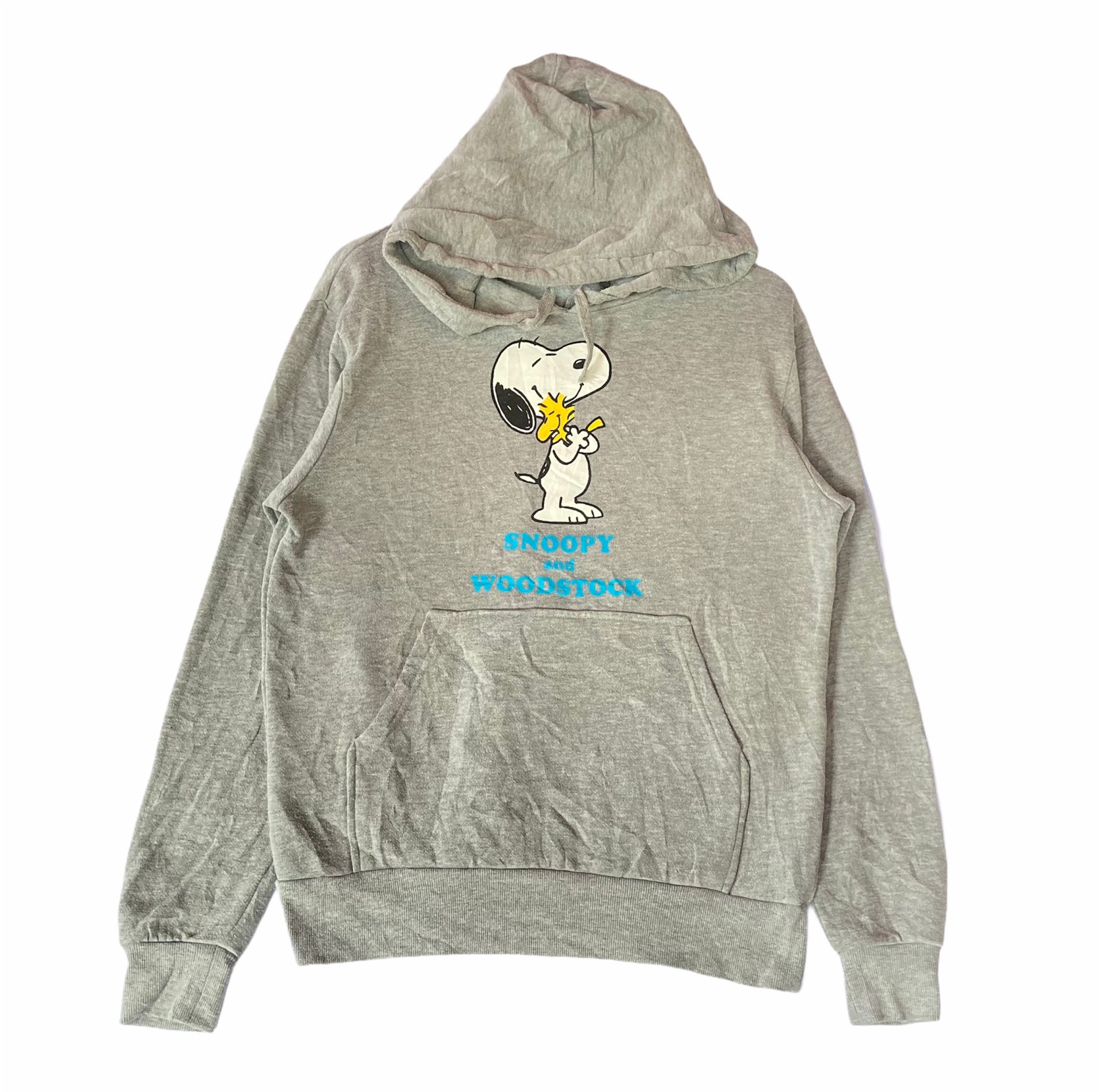 Rare Vintage Peanuts Snoopy Hoodie Sweatshirt Big Logo Spell Etsy