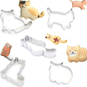 1 x Cat Cookie Cutter Cute Animal Biscuit Cats