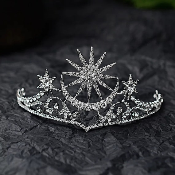 Beauty Pageant Crown Handmade Wedding Tiara Diadem Rhinestones Hair  Accessories