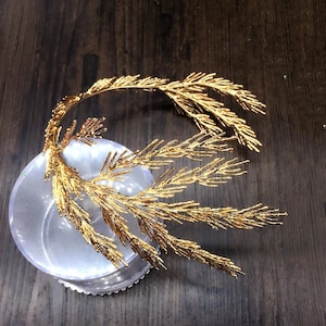 Gold Bridal Crown Floral Wedding Crown Floral Headband Wedding Hair Accessories Gold Wedding Tiara Crystal Bridal Tiara,leaf crown, party