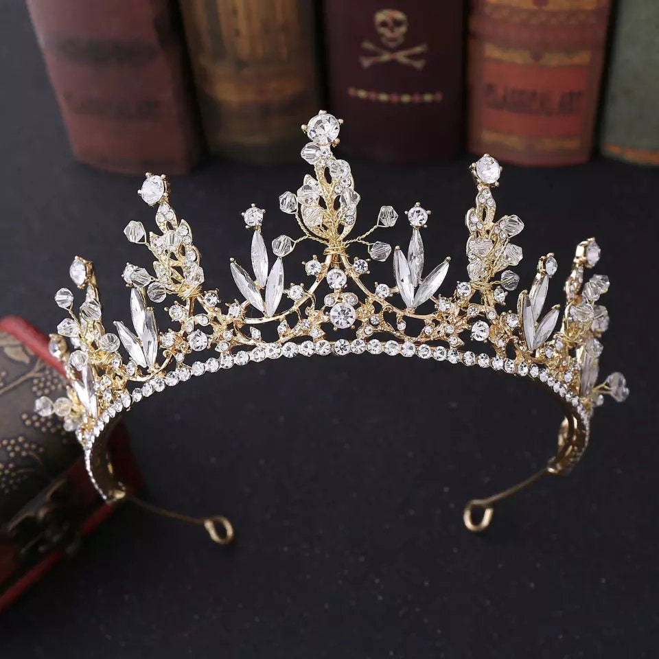 New white pink beads bridal crowns tiara bride headband crystal rhinestone diadem queen crown wedding hair accessories,Other New white pink beads bridal crowns tiara bride headband crystal rhinestone diadem queen crown wedding hair accessories,Other