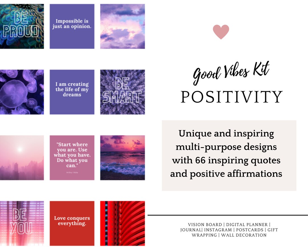 The Ultimate Vision Board Kit for 2023 #goodvibes #printablecards - Etsy